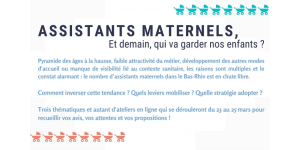 Ateliers participatifs : "Assistants maternels : et demain, qui va garder nos enfants ?"