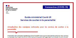 Guide ministériel Covid-19 pour les services de soutien à la parentalité actualisé au 8 décembre 2020