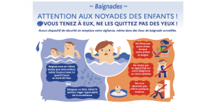 C’est l’été : Prévention des noyades