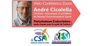 Webinaire en santé environnementale sur le thème “Perturbateurs Endocriniens : quels risques pour la santé de l’enfant ?”