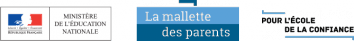 Mallette des parents proposée par le Ministère de l’Education Nationale