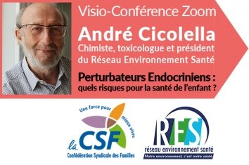 Webinaire en santé environnementale sur le thème “Perturbateurs Endocriniens : quels risques pour la santé de l’enfant ?”